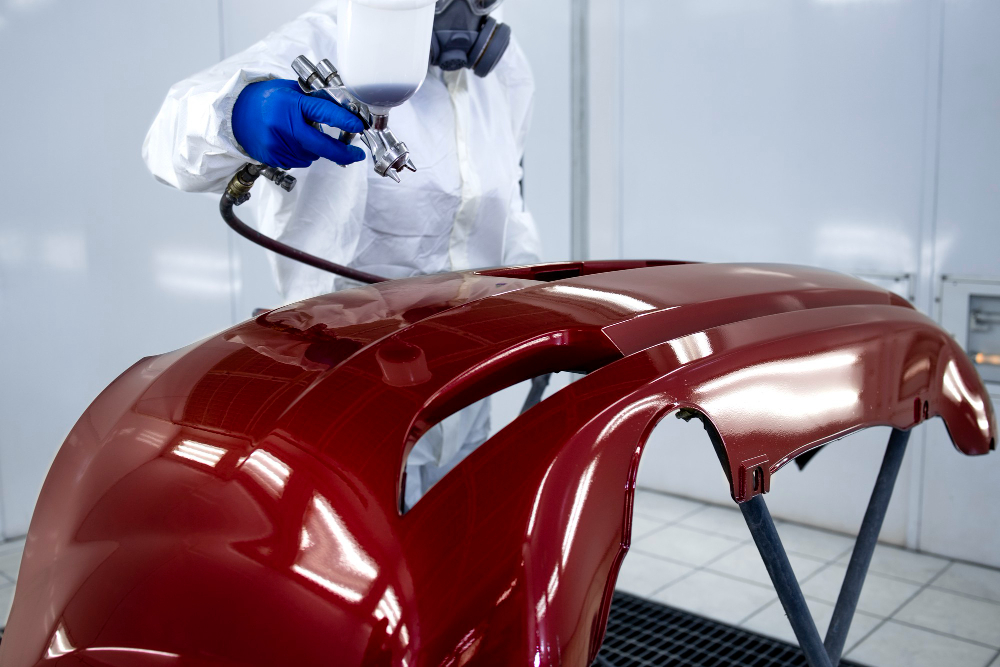 red car spray